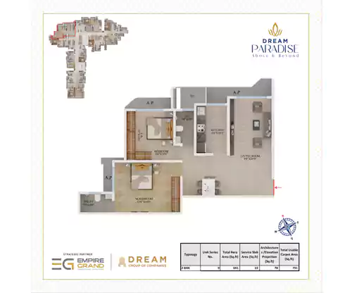 Dream Paradise 3 bhk